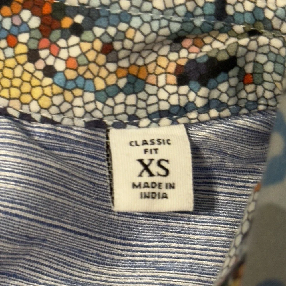 ROBERT GRAHAM MERIDIAN CLASSIC FIT‎ SHORT SLEEVE SHIRT MENS XS - Picture 6 of 10